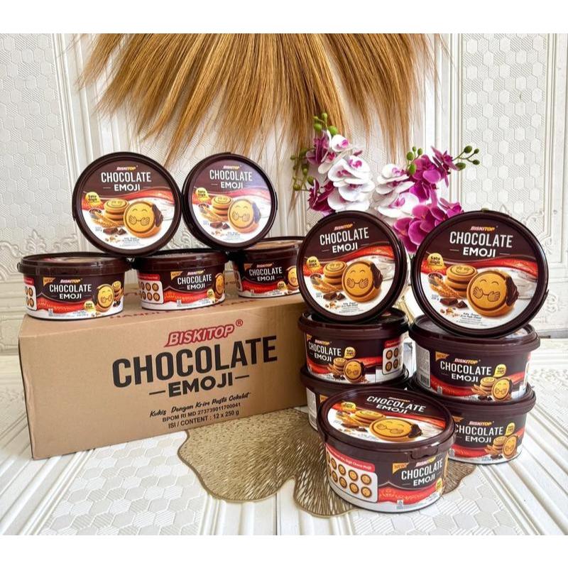 DUS-BISKITOP CHOCOLATE EMOJI 250GR