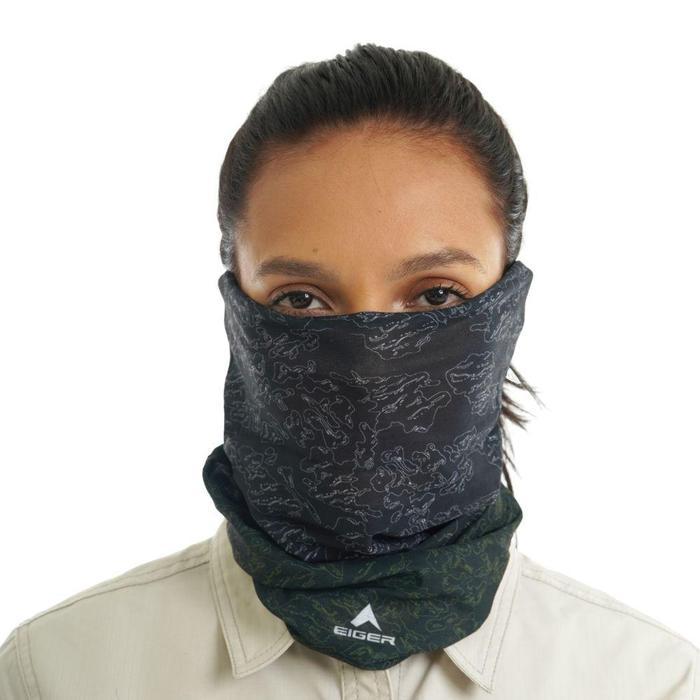 Eiger Adrenalize Buff  Masker Bandana Hitam Riding