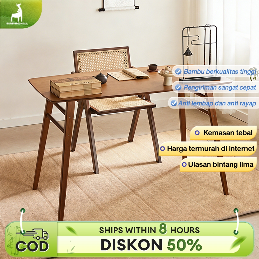 Sunshine Meja Makan Meja Minimalis Meja Komputer Gaming RGB Meja Set