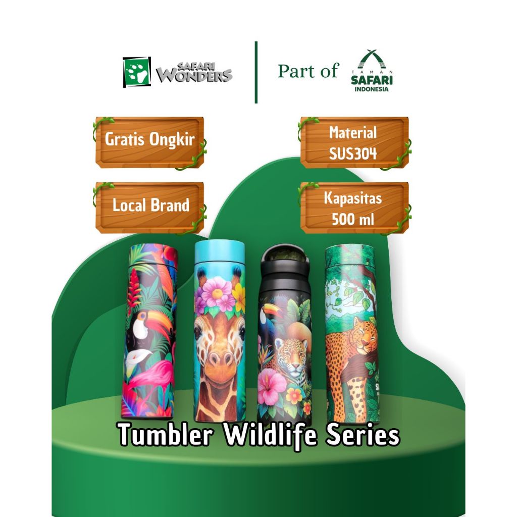Safari Wonders Tumbler – Official Taman Safari Indonesia