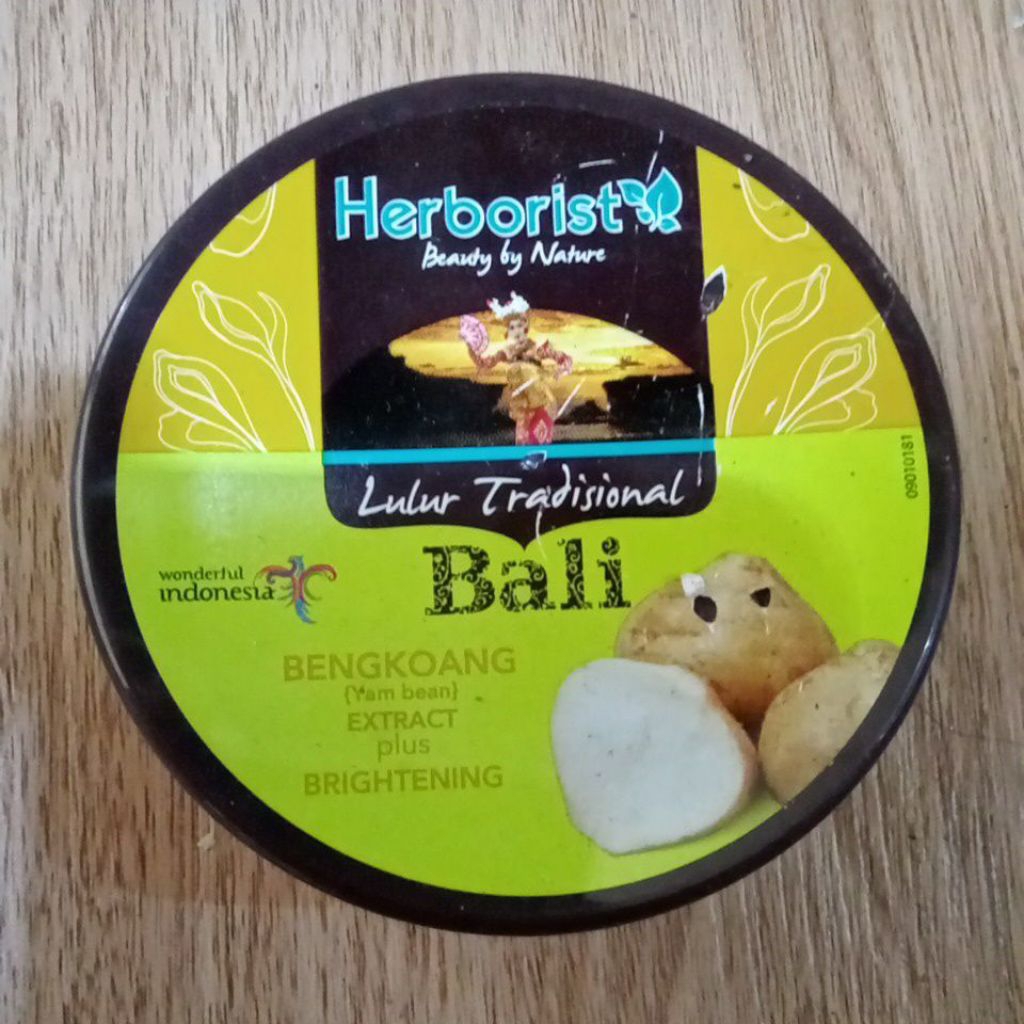 Lulur Tradisional Bali Herborist 100gr - Mencerahkan & Melembabkan Kulit