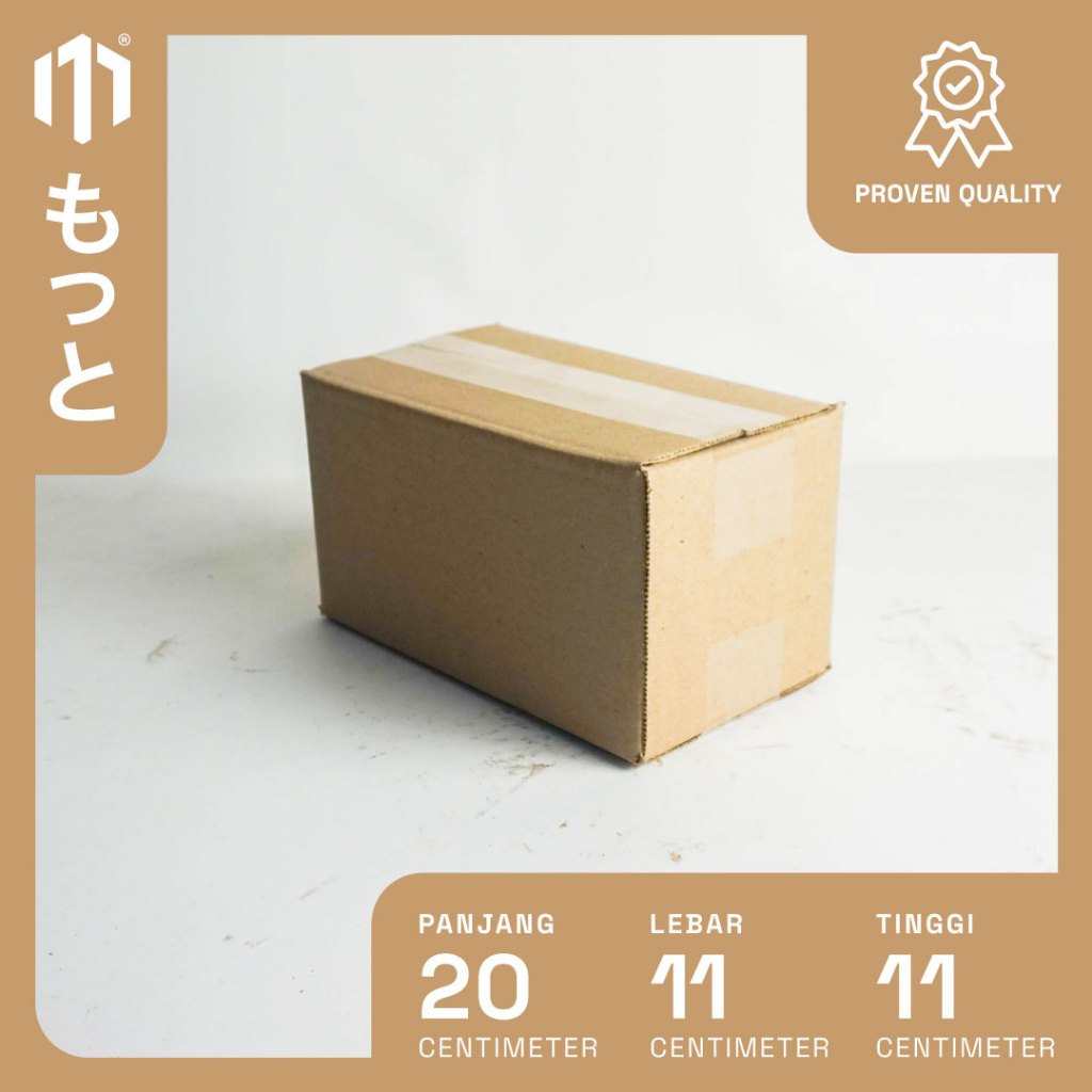 Kardus Packing / Dus Karton Polos Ukuran 20x11x11 CM - Motto Box
