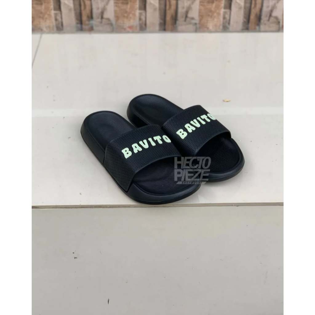 Bavito - Darrius Black Slipper | Sandal Slide