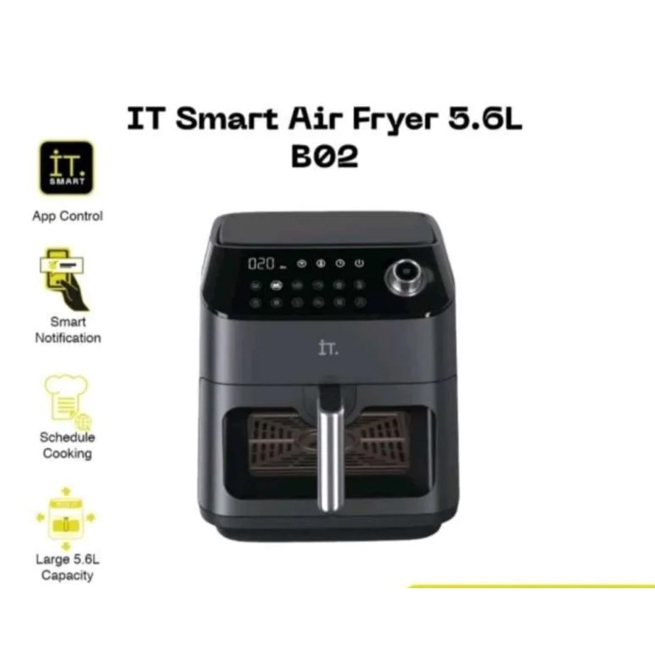 Jual Murah IT Smart Air Fryer 5.6 l B02 Original - Garansi Resmi