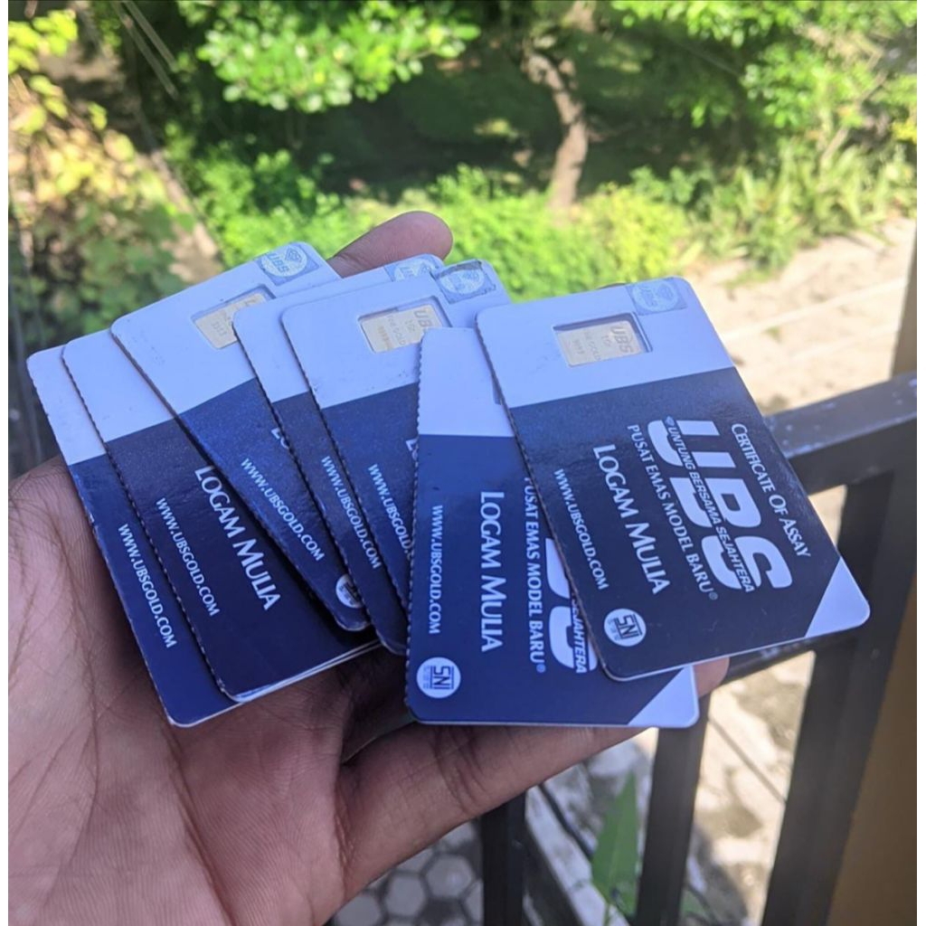 Emas Batangan UBS 1 Gram Murni dengan Sertifikat Asli