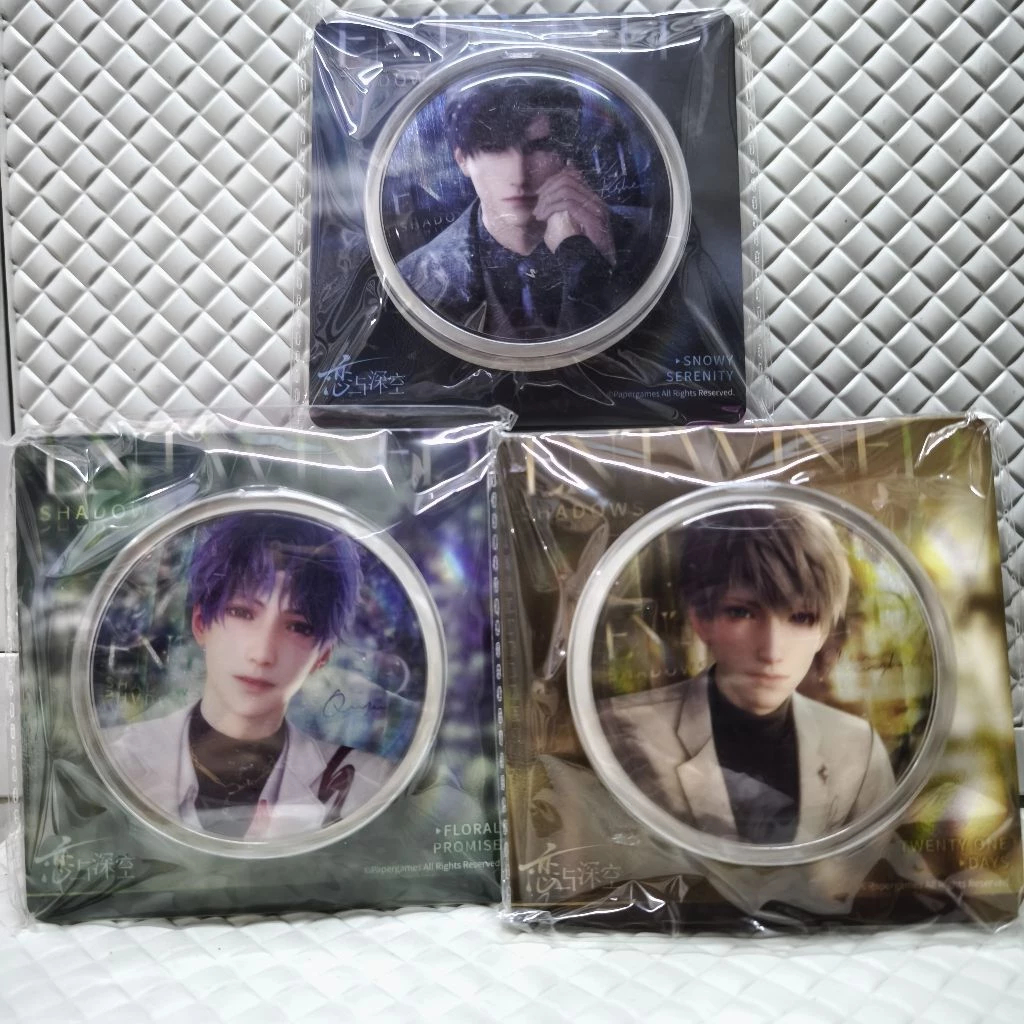Limited Official Merchandise Love and Deep Space: Entwined Shadows Series Tinplate Can Badge - Xavie