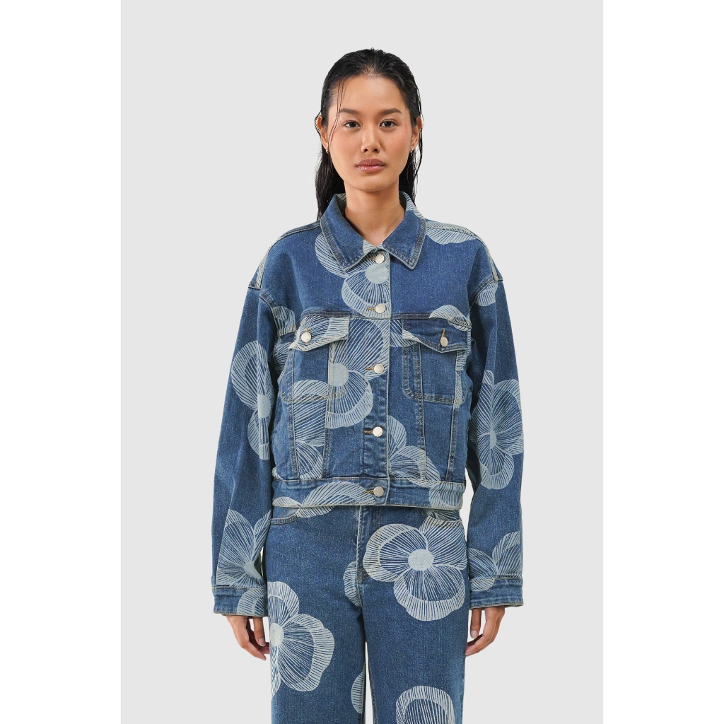 Calla The Label - Eloi Denim Jacket - Indigo