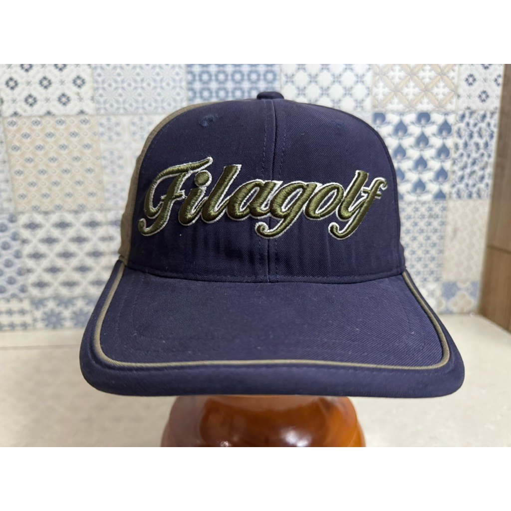 Topi Second Brand Branded Fila FILAGOLF Original Full Tag Olah Raga Padel Tipis Sweat Resistance