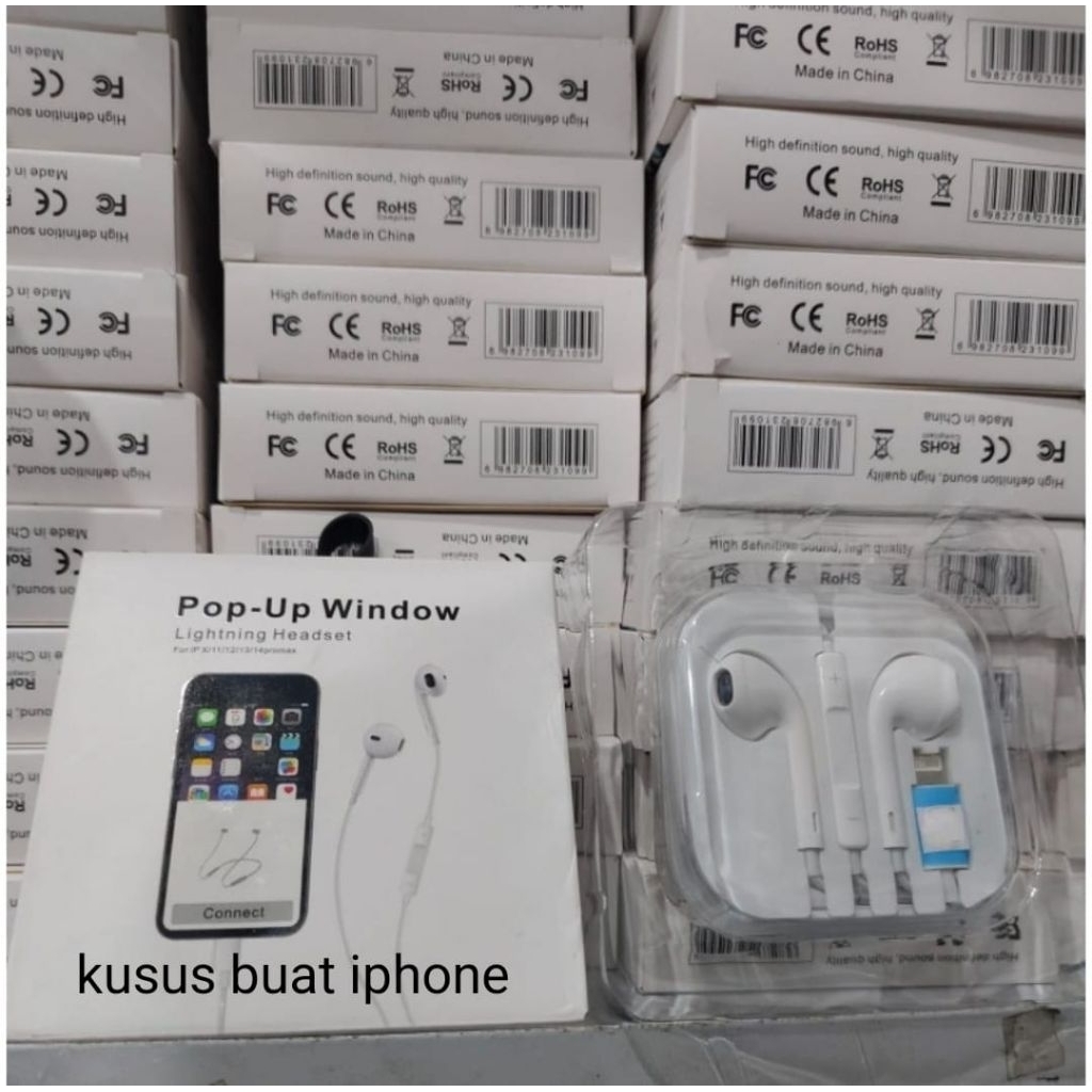 HEADSET ORIGINAL/HANDSFREE TYPE C HEADSET/HANDSFREE IPHONE