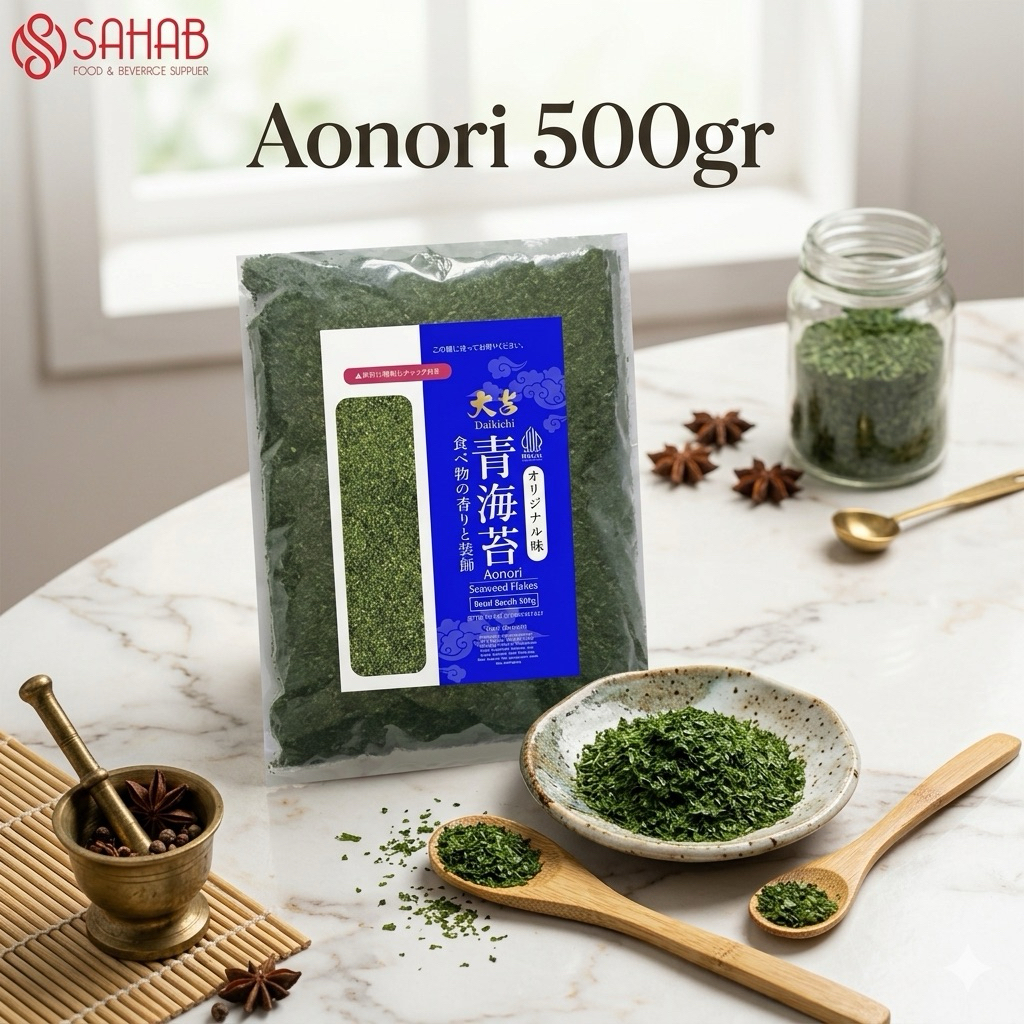 Aonori Seaweed flakes 500gr/ Aonori Tabur 500gr / Aonori tabur