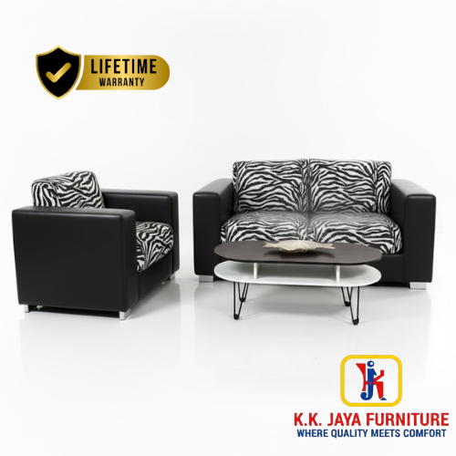 Set Sofa Tamu Motif Zebra Modern - ASANA SARIRA (ZEBRA) - 38