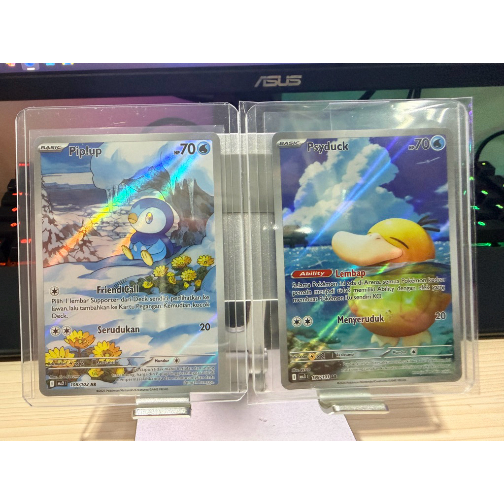 AR Psyduck + AR Piplup