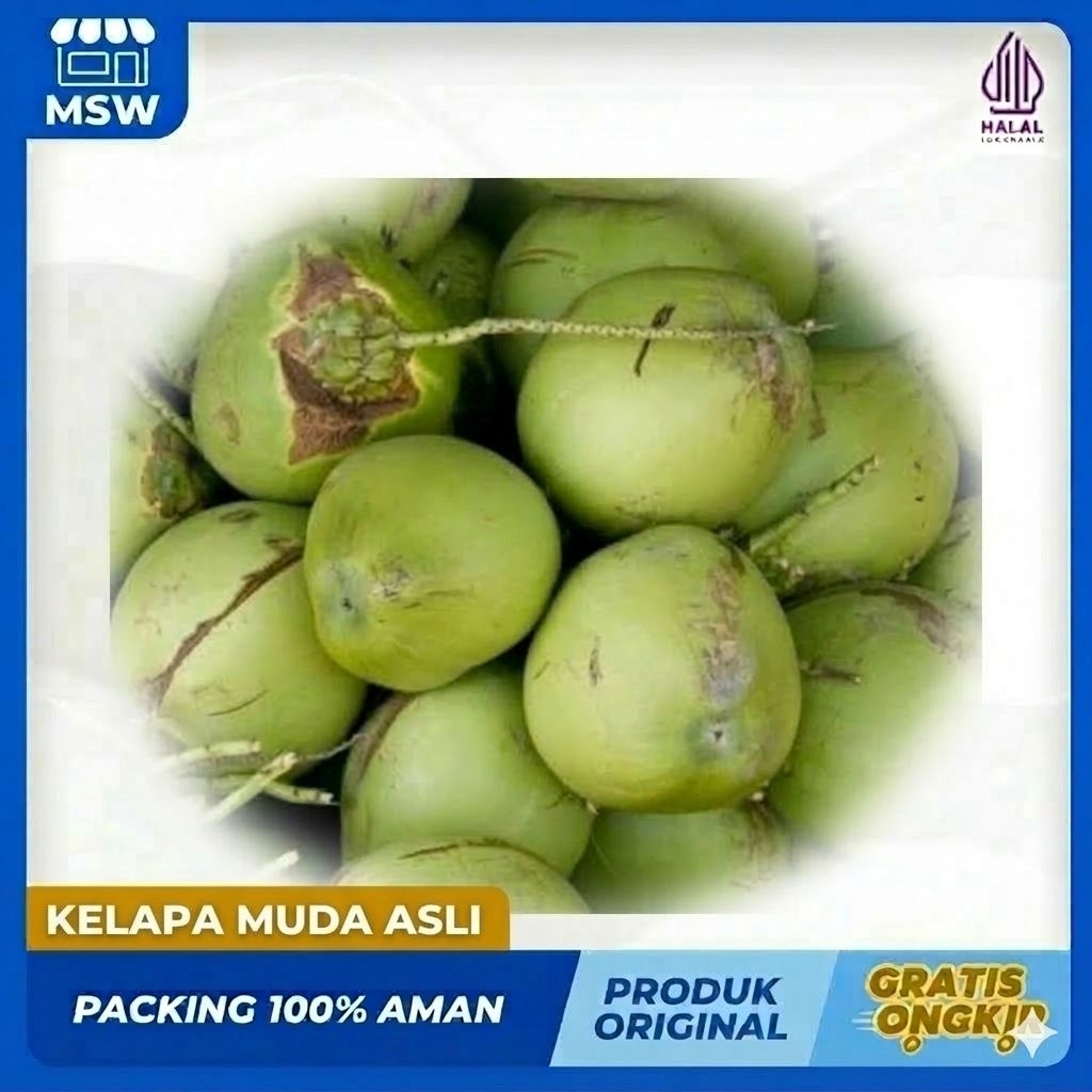 KELAPA HIJAU LANGSUNG DARI POHON_ASLI KELAPA_ASLI DARI POHON_KELAPA MUDA ASLI SUNDA