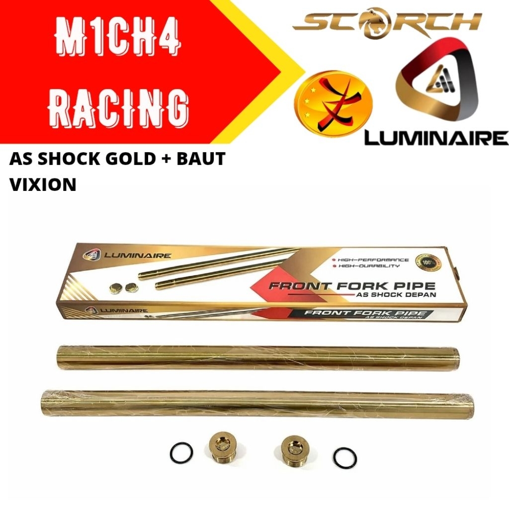 AS SHOCK DEPAN GOLD + BAUT/KLIP VIXION - LUMINAIRE