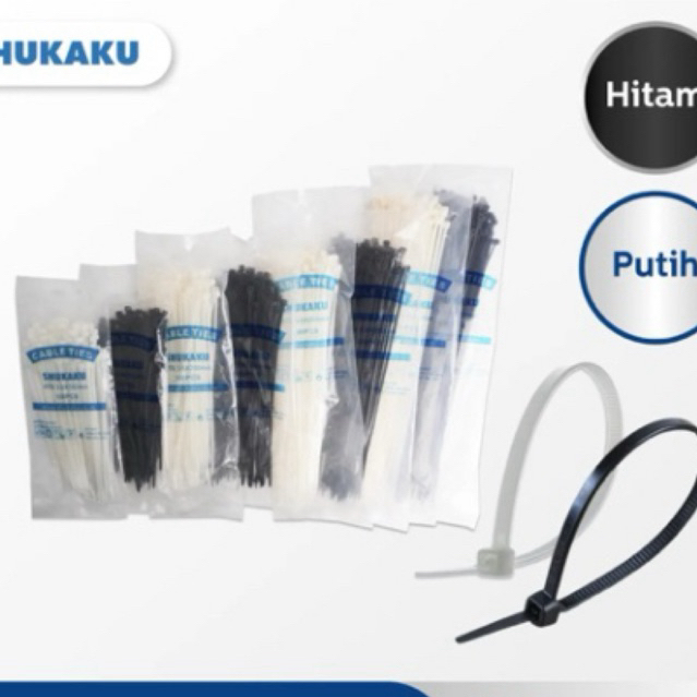 Kabel ties / cable ties SHUKAKU isi 100pcs bahan premium serbaguna