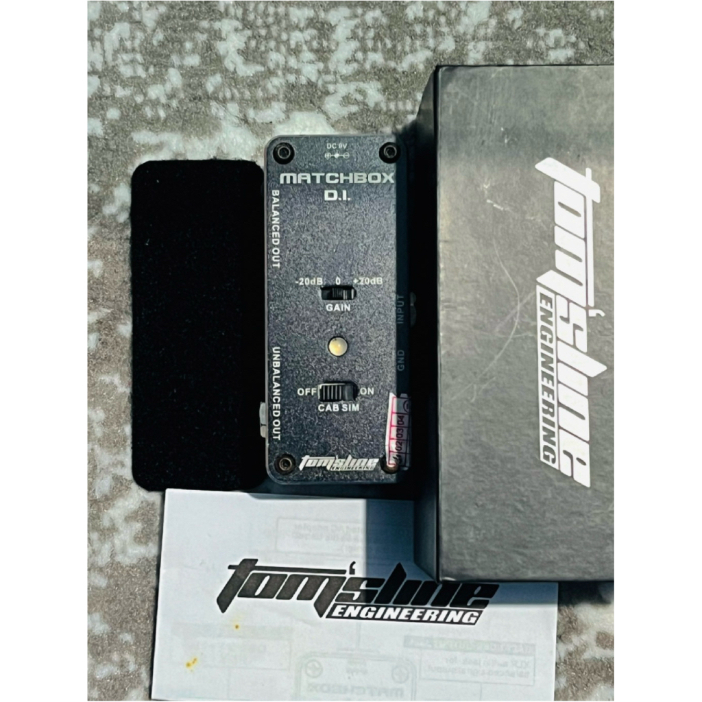 Tomsline Matchbox D.I. Cabsim Cabinet Simulator 2nd Fullset Efek Gitar