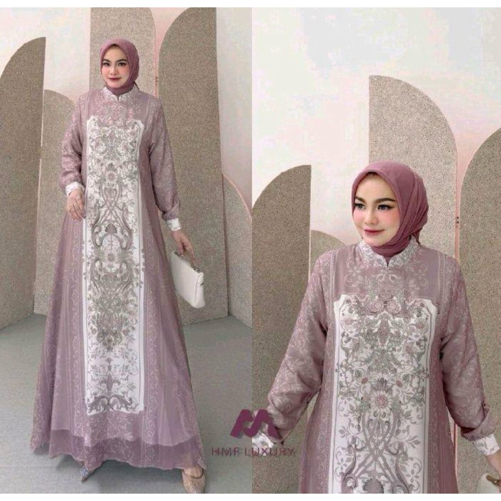 Sameha dress gamis ORI by Hmf luxury