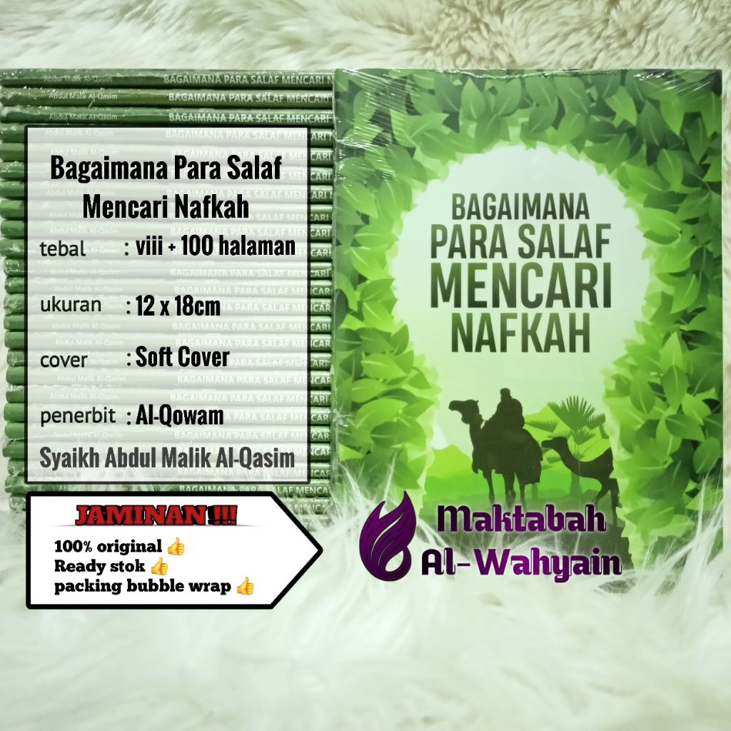 Buku Bagaimana Para Salaf Mencari Nafkah - Potret Salaf Menjemput Rezeki Yang Barokah (Terjemah Ar-R