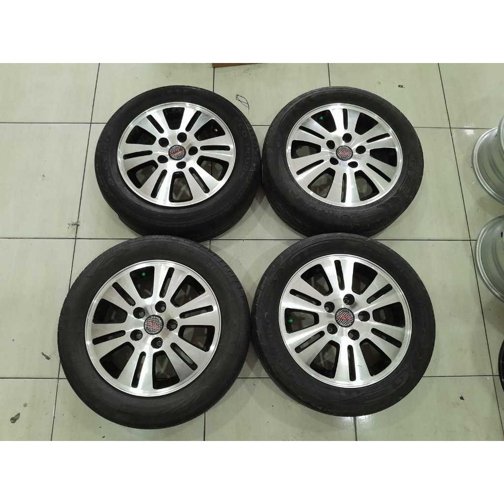 Velg Mobil Second Ring 15 Copotan SUZUKI APV Baut 5 Murah Pelek R15x6 Pcd 5x114 BAN (BONUS) SEMARANG