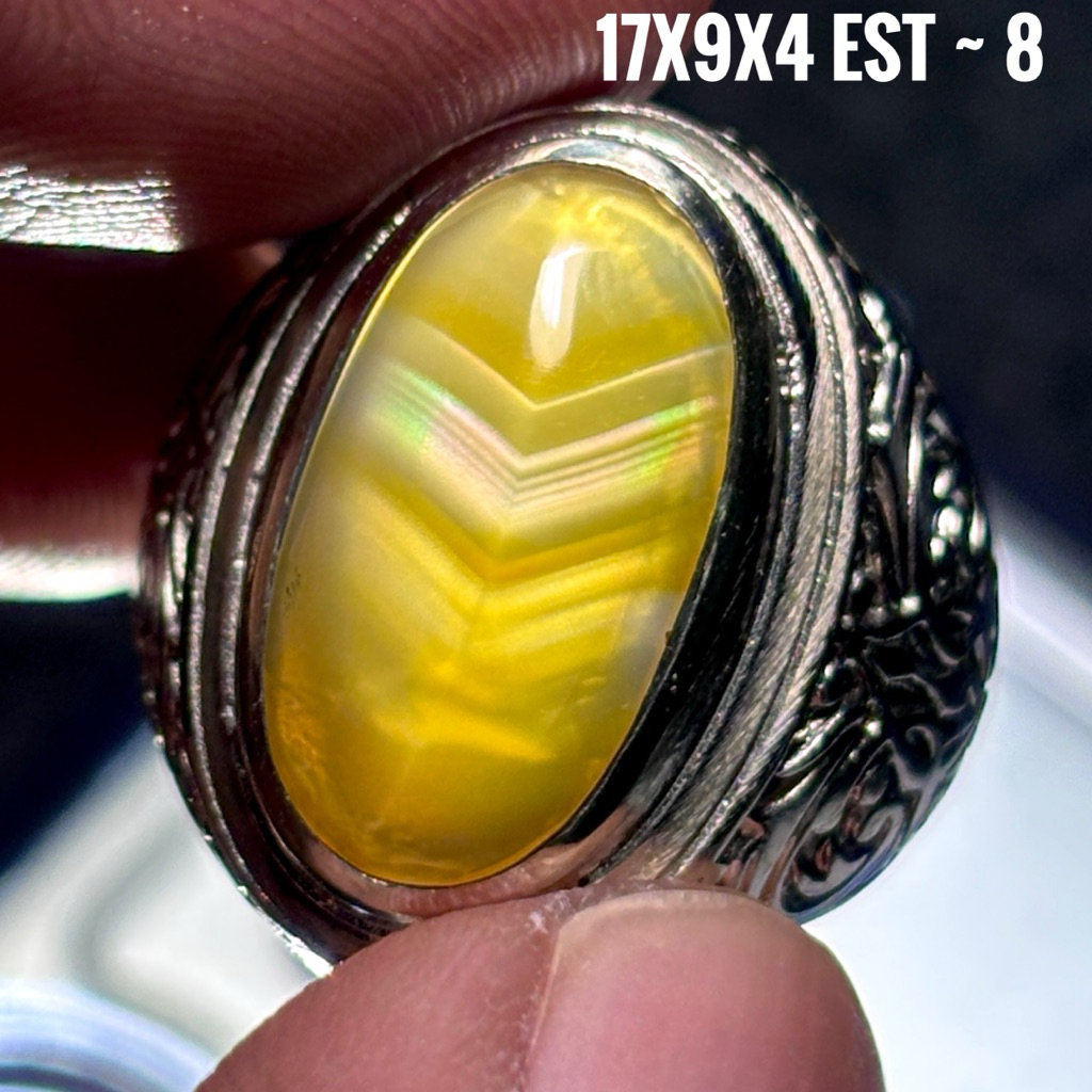 NATURAL BATU AKIK JUNDER IRIS PELANGI