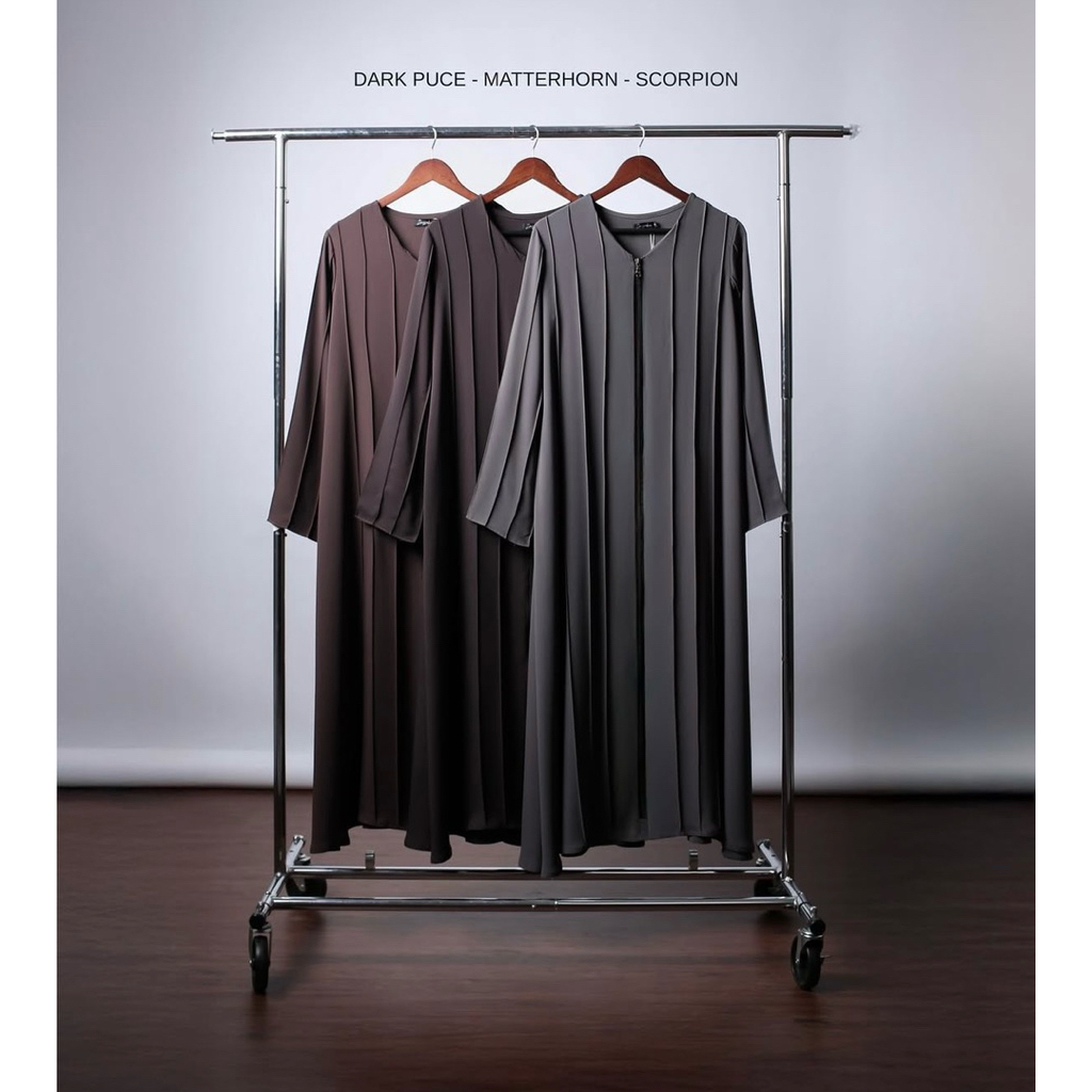 zaysaku leyana dark puce XL abaya alzeera anti uv