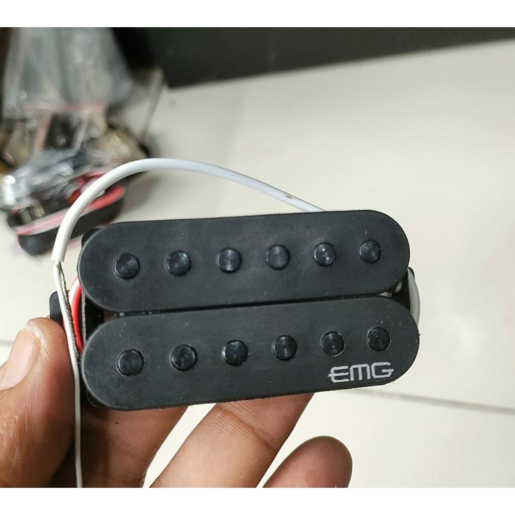 Pickup Gitar EMG Retro Active Original Super Humbucker Posisi Neck
