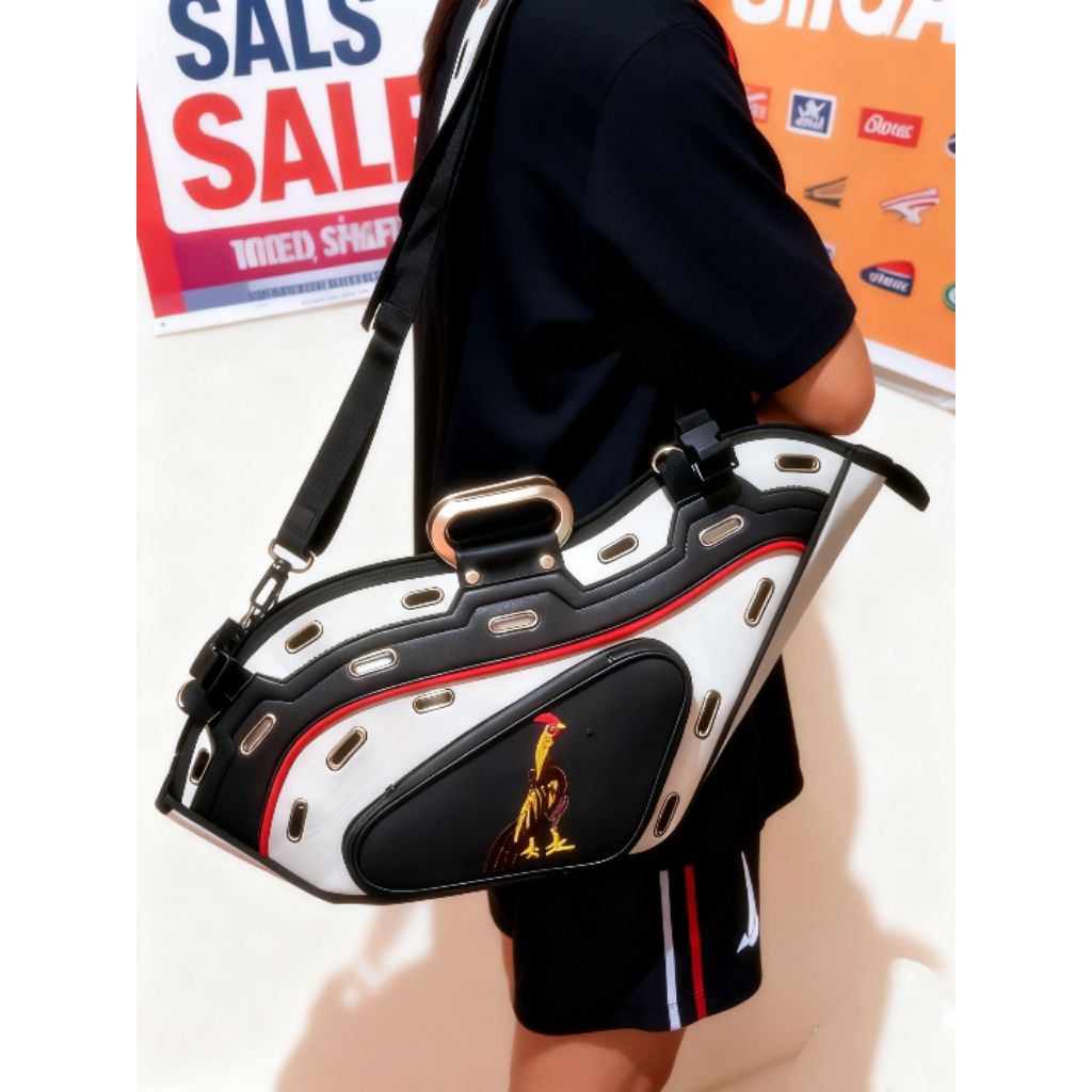 TAS AYAM BANGKOK SULTAN ASLI 100%.bisa riques nama logo farm dan ukuran .