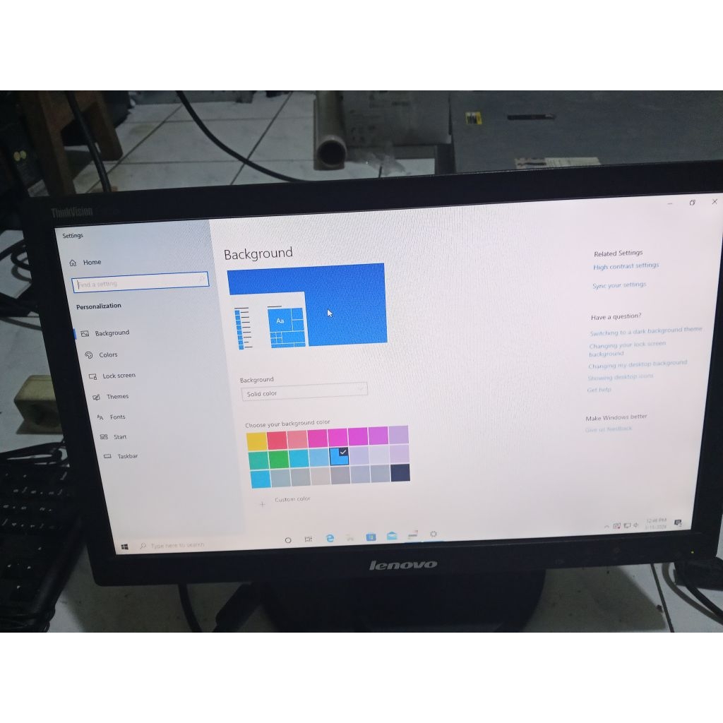 lcd Thinkvision E1922S