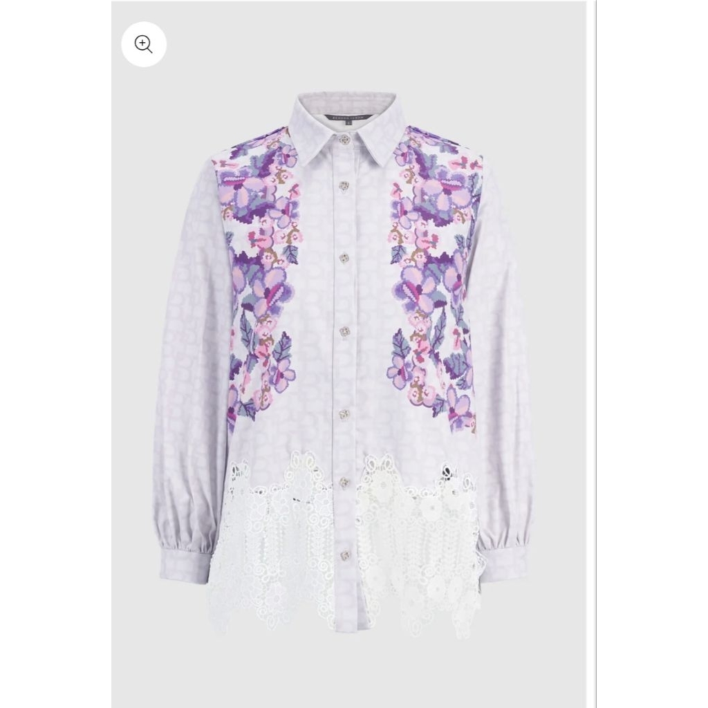BENANG JARUM ECLORA LACE SHIRT SIZE XXL NEW