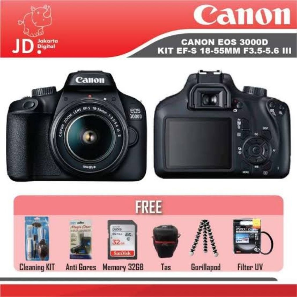 kamera DSLR Canon 1300d, 1500D