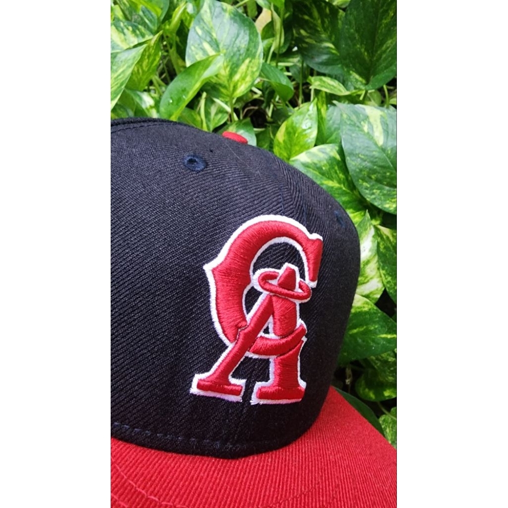 Topi MLB Carolina Angels - New Era 7 1/2 bahan WOOL