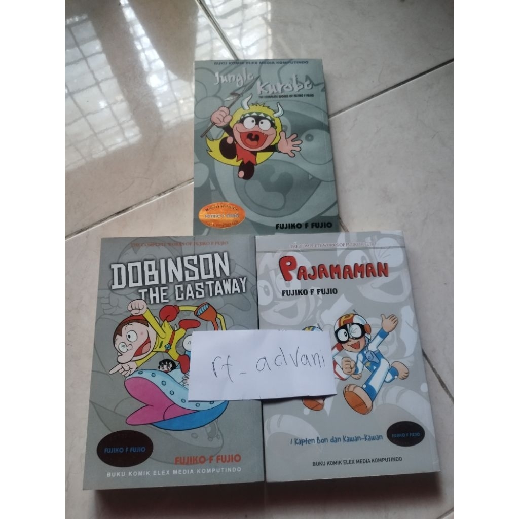 Komik Kolpri Fujiko F Fujio Masterpiece Collection / Dobinson The Castaway / Pajamaman / Jungle Kuro