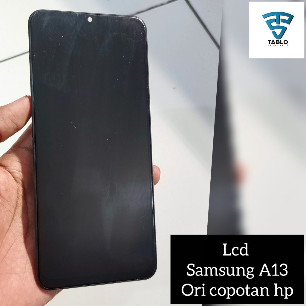LCD plus frame Samsung A13 ori copotan hp