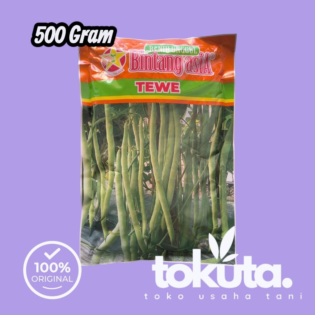 TEWE 500 Gram Benih Buncis Bintang Asia