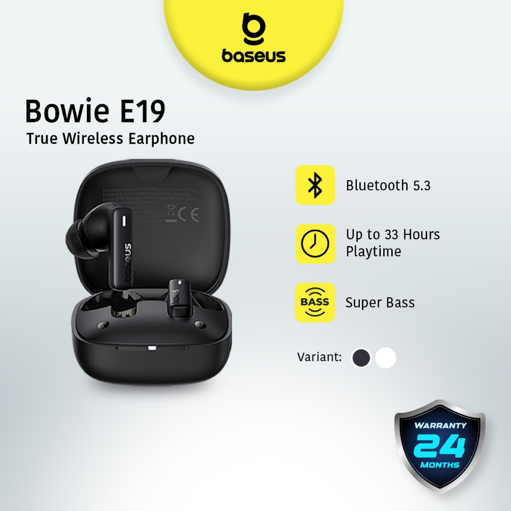 Baseus Bowie E19 E20 E20s TWS ENC True Wireless Earbuds
