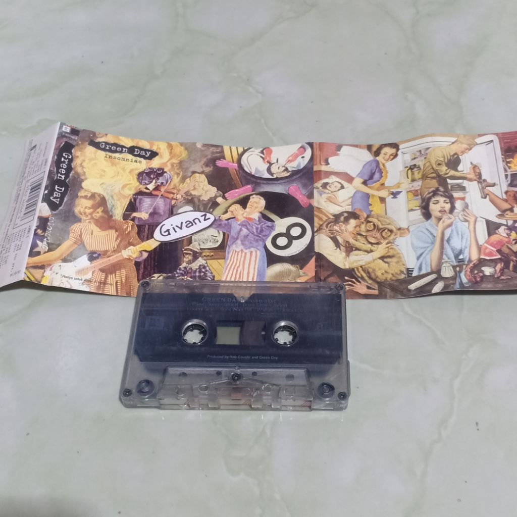 kaset pita GREEN DAY - Insomniac