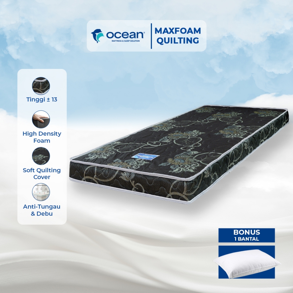 OCEAN SPRINGBED - KASUR / TILAM / KASUR LANTAI / KASUR BUSA MAXFOAM QUILTING BY OCEAN