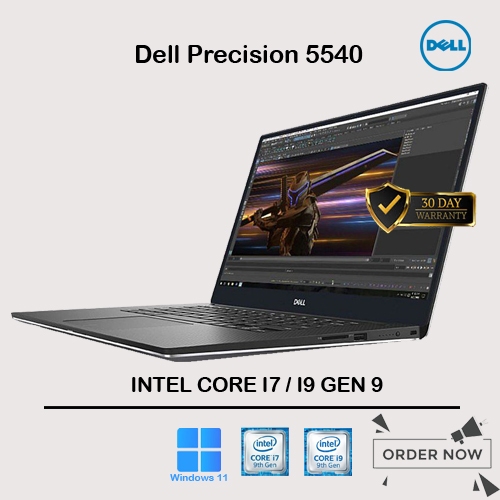 Laptop Dell Precision 5520 5530 5540 5550 5560 / Core i7 / Core i9 / Workstation
