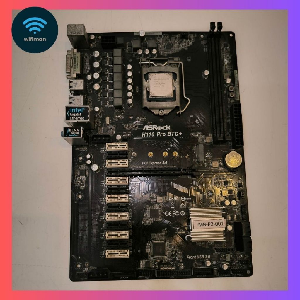 paket Motherboard  Asrock H110 Pro BTC + Procesor Intel G440