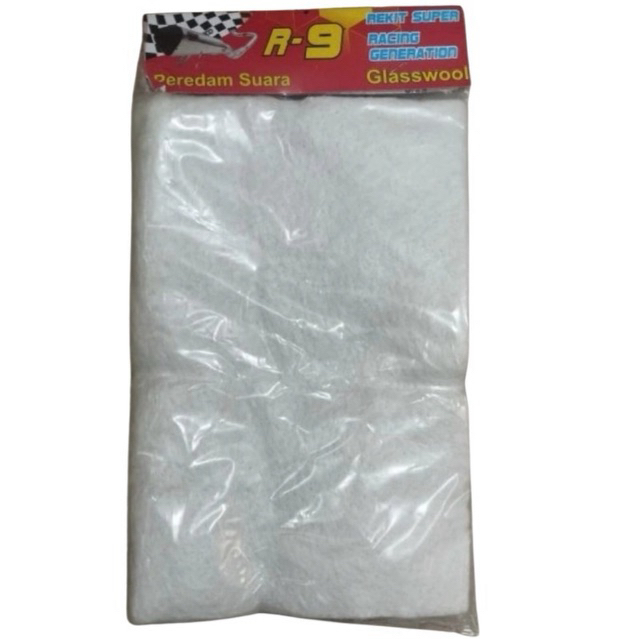 Glasswool / Asbes Putih Peredam Suara Knalpot
