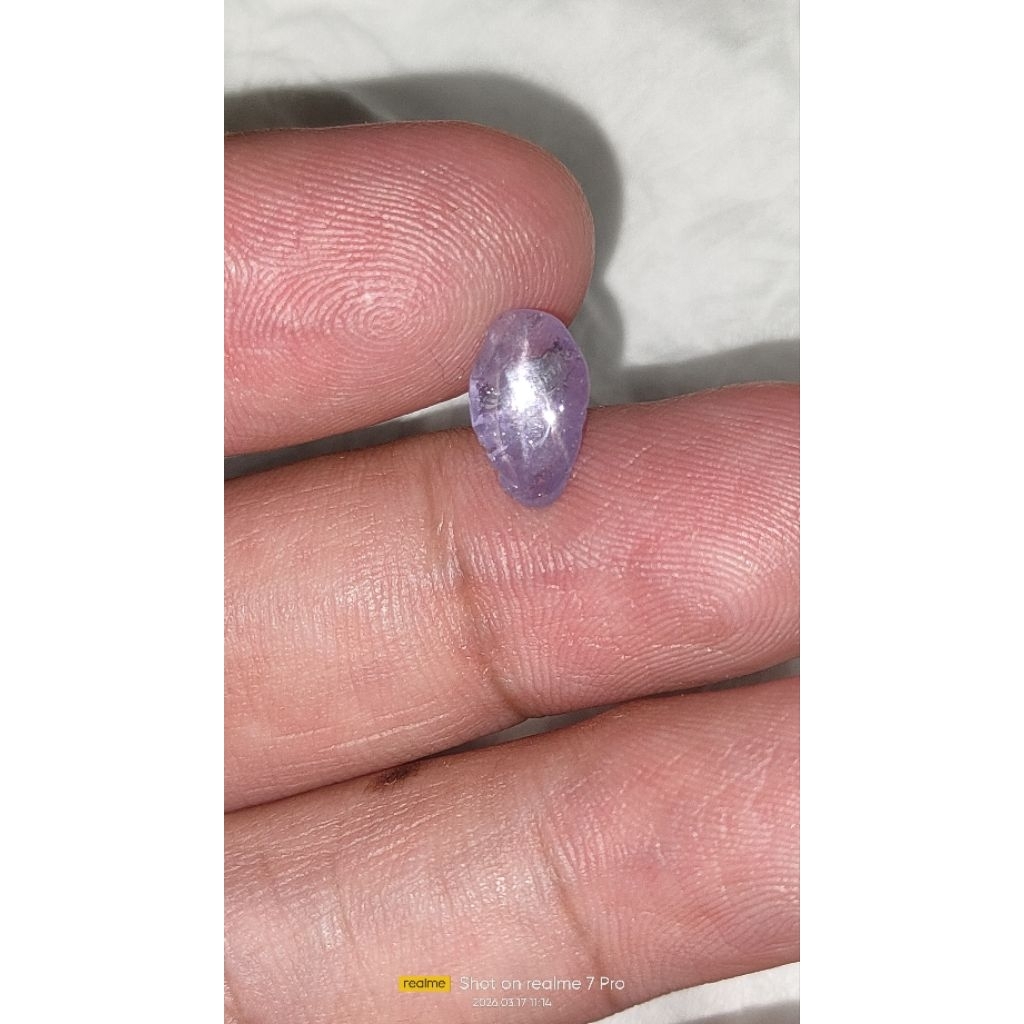 Natural light purple star sapphire srilangka 1.85cts