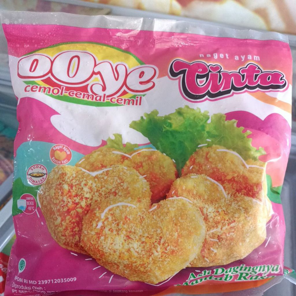 Ooye Nugget Ayam Love 500gr