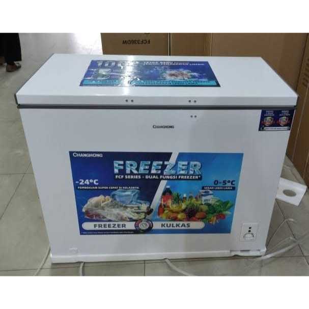 freezer box changhong 200 liter chest freezer changhong 200 lt low batt free ongkir palembang