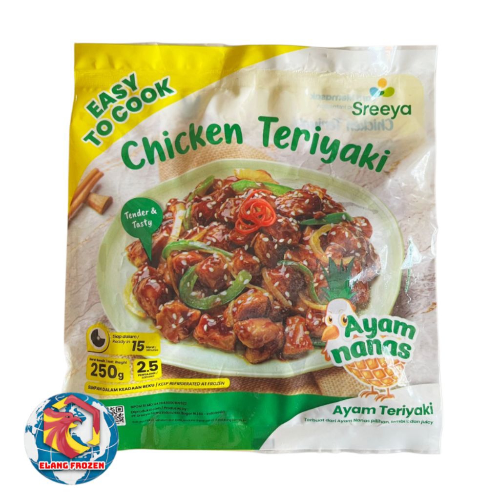 Sreeya Chicken Teriyaki Easy To Cook | Chicken Teriyaki Ayam Nanas Sreeya 250gr