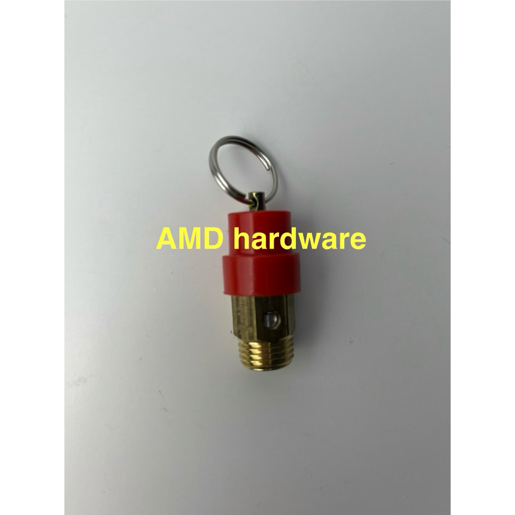 SAFETY VALVE COMPRESSOR 1/4" inch Safeti Valve Pengaman Tekanan Mini Mesin Kompresor Izumi Lakoni Ma