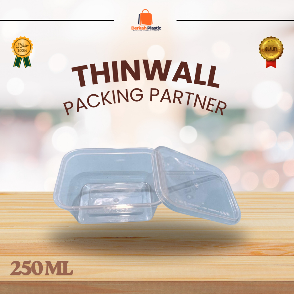 Thinwall Kotak Makan Victory Pack Isi 25Pcs 250ML