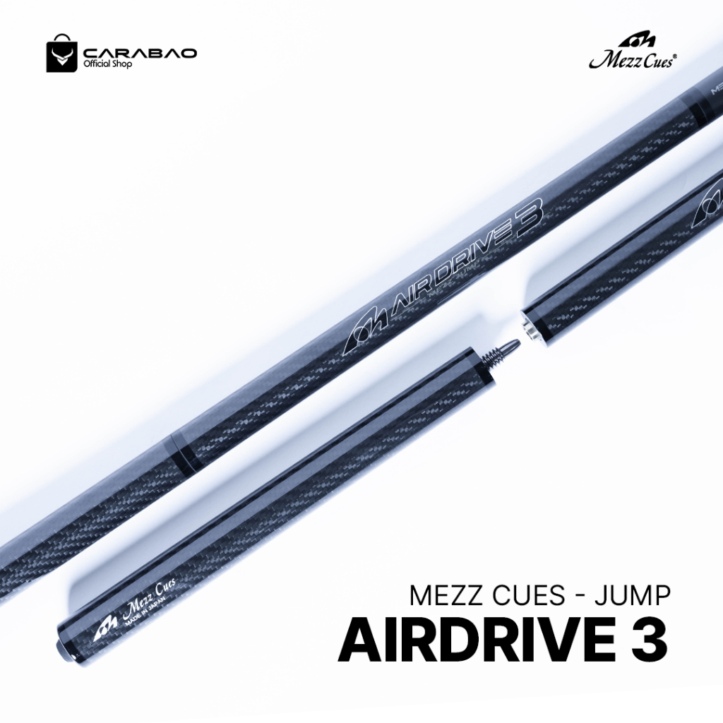 Mezz Air Drive 3 Jump Cue - Cue Stick Jump Billiard