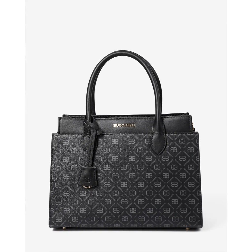 BUCCHERI GRACELLA Tas Wanita Full Kulit-nb539-Black