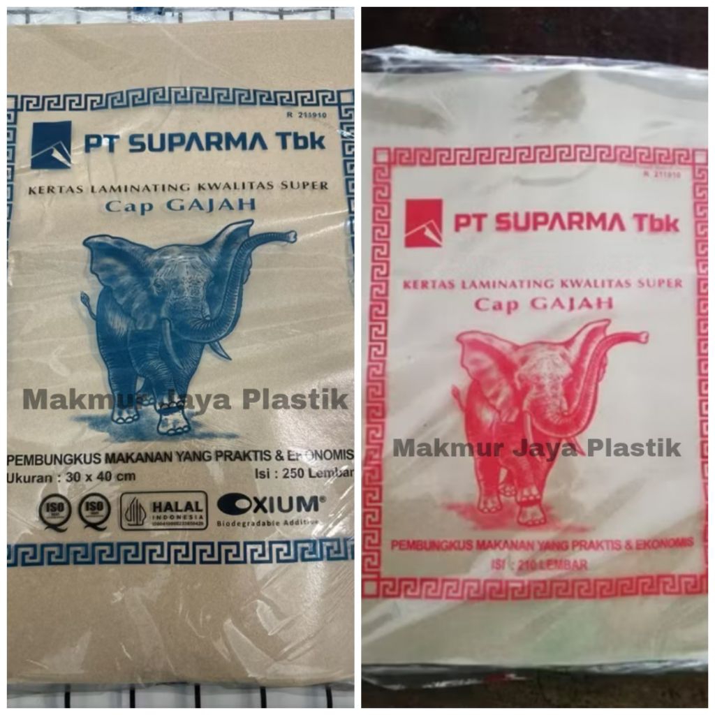 Kertas Nasi Gajah Merah Gajah Biru/Kertas Minyak Gajah Merah/Kertas Nasi Gajah Merah/Kertas Minyak G