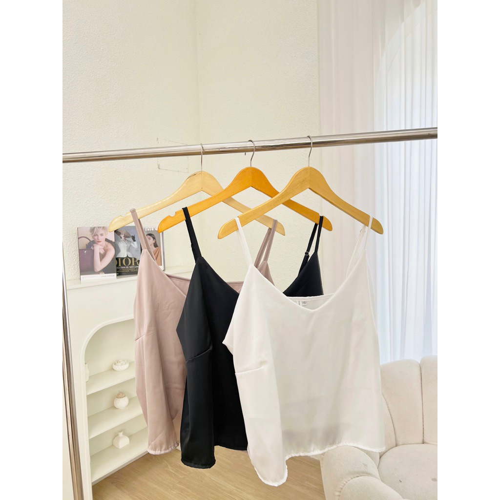 TANK TOP WANITA PLUS SIZE | PREMIUM GG SILKY TANK TOP | GLOWGLAM